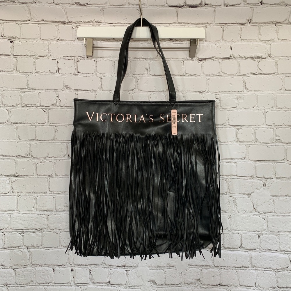 NWT Victoria’s Secret Fringe Tote Bag